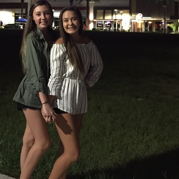 STRIPED ROMPER - Picture 1 of 3